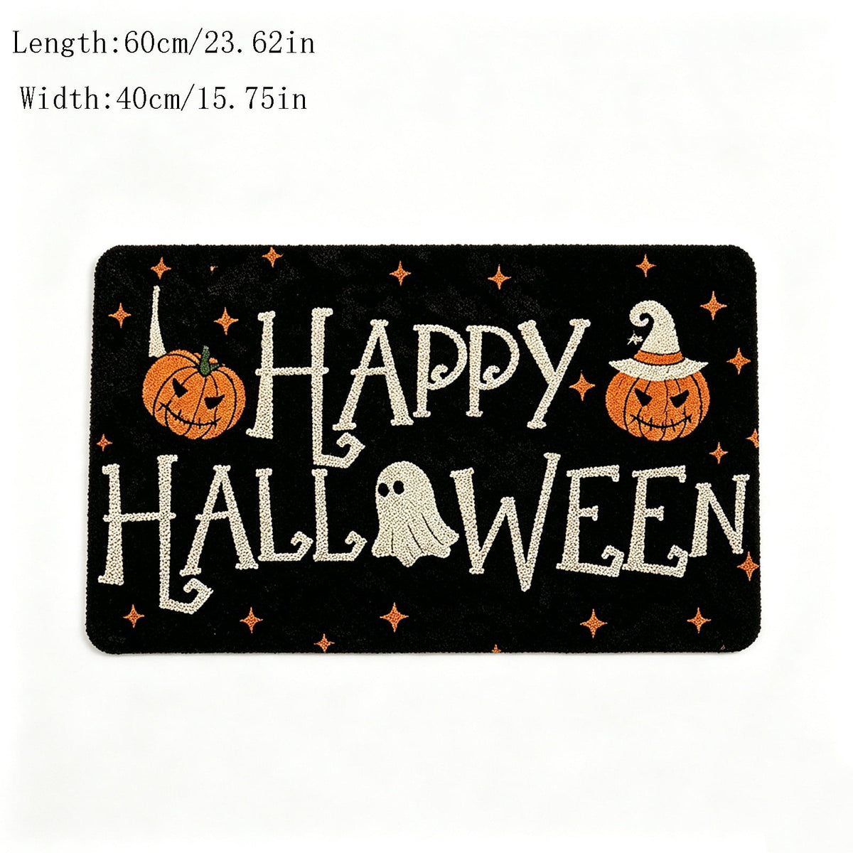 sruoe Fall Door Mat Non-Slip Durable Halloween Decor, Halloween Door Mats for Outdoor with Rubber Backing, Porch Patio Entryway, Easy Clean Absorbent Low-Profile Fade-Resistant.