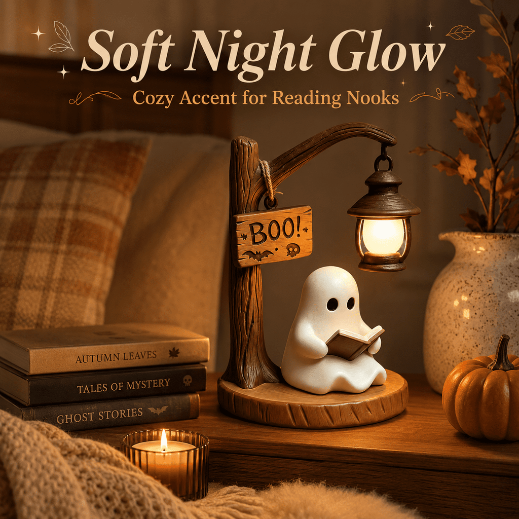 Diceymbol 11.81 Inch Halloween Ghost Night Light, Witch Hat Ghost Lamp with Jack O Lantern, Halloween Decorations Indoor for Table Mantel Party Decor
