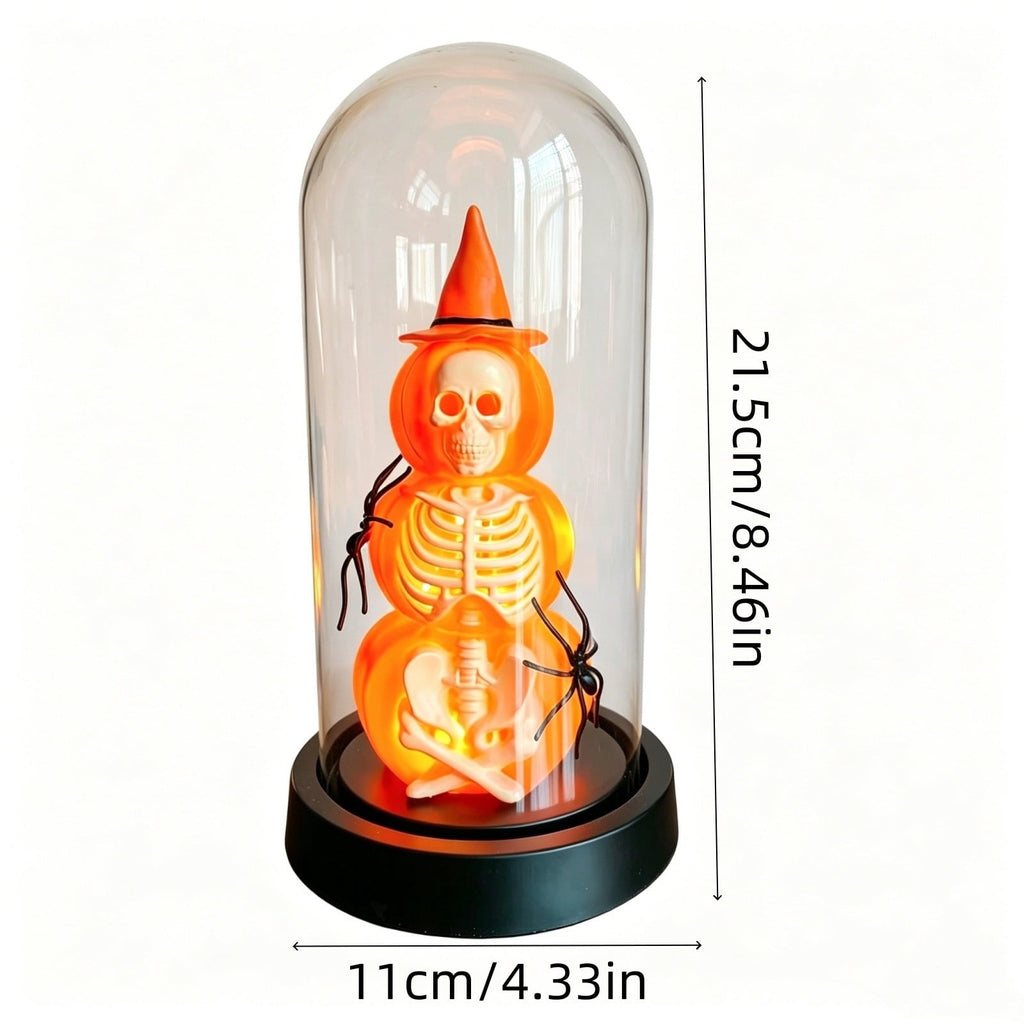 Realistic White Plastic Half Torso Skeleton Tabletop Prop, Detailed Human Half Skeleton Halloween Desktop Decor, Weatherproof Indoor Outdoor Reusable Spooky Party Ornament