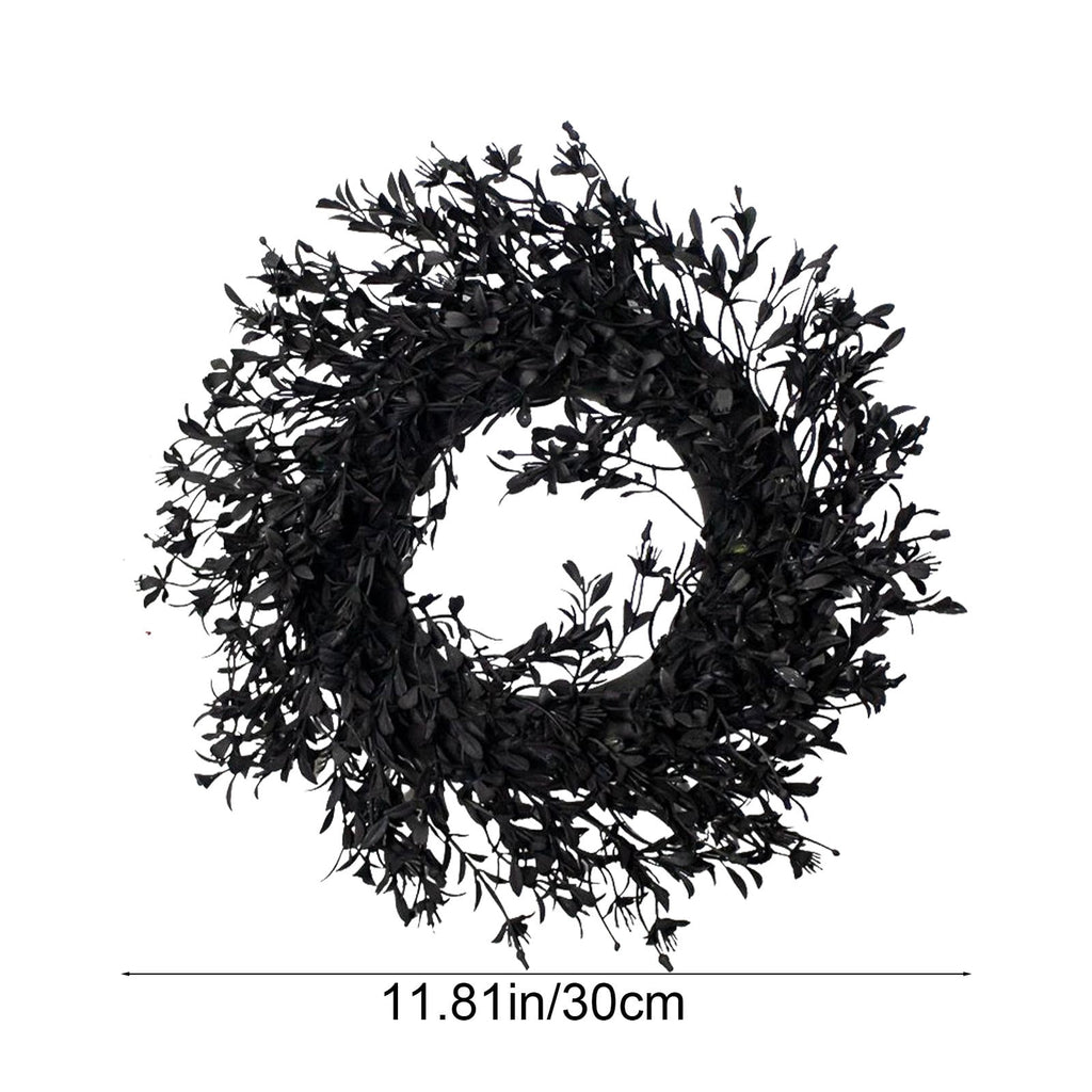 Fall Wreaths for Front Door - Autumn Artificial Flowers Leaves Wreath for Porch, Window,Farmhouse,Home,Holiday,Hanging Halloween Decorations