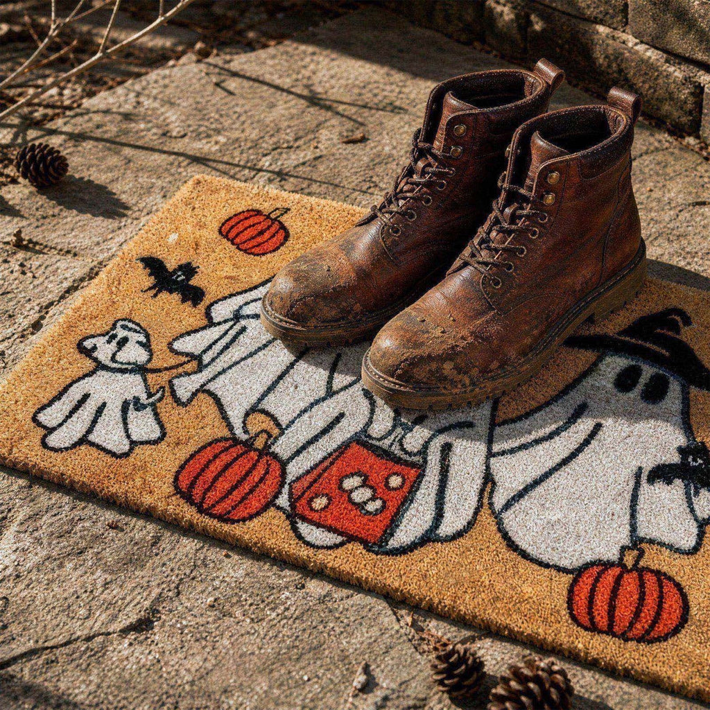 Halloween Door Mat Classic Print Skidproof Mat 15.75x23.62in Polyester Skidproof & Dirt Trapping for Front Door Porch Entryway by MPOISVA