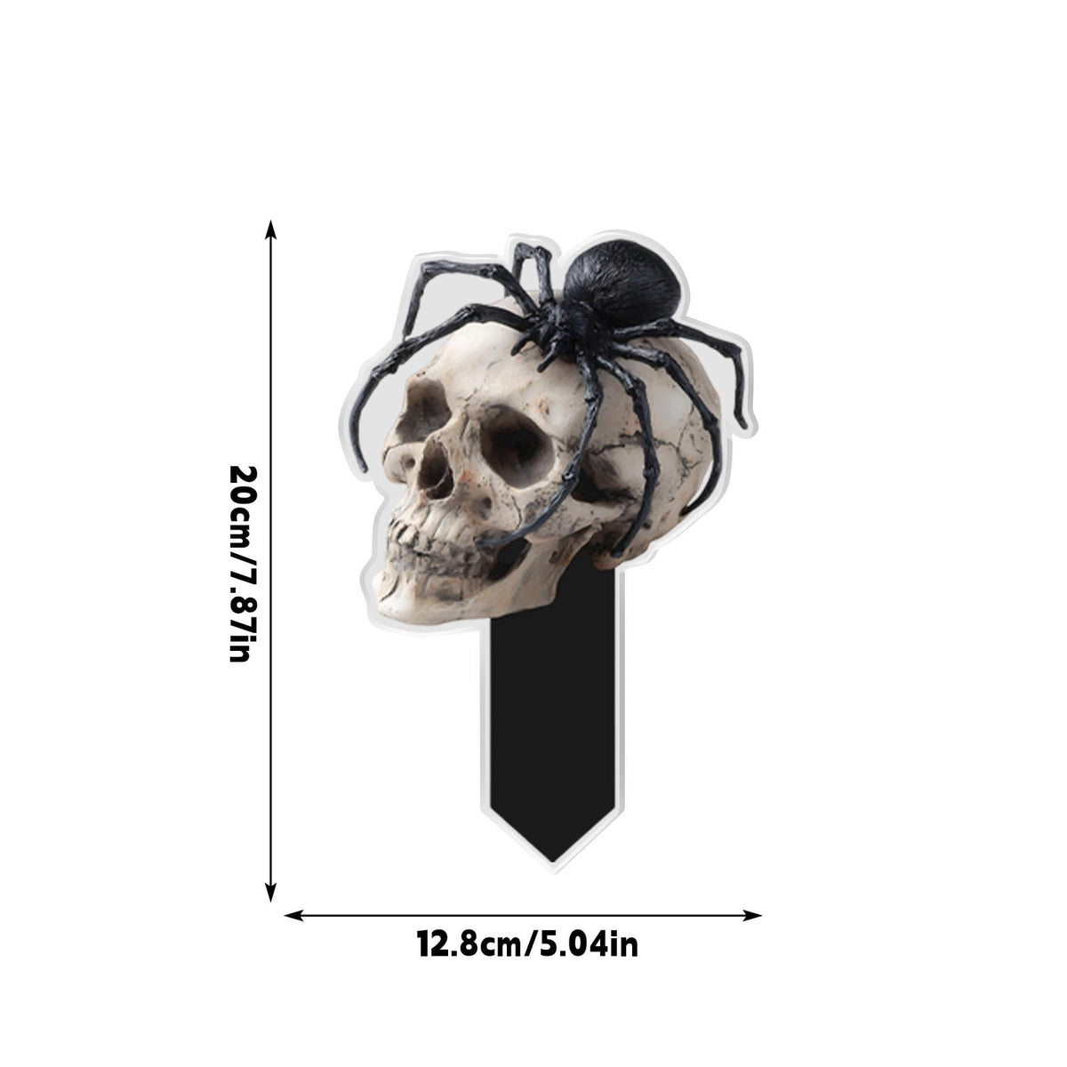 Pumpkin Head Scarecrow Zombie Halloween Decorations, Scary Outdoor Yard Lawn Graveyard Decor, Spooky Haunted House Themed 2D Yard Stake, 1 Pack