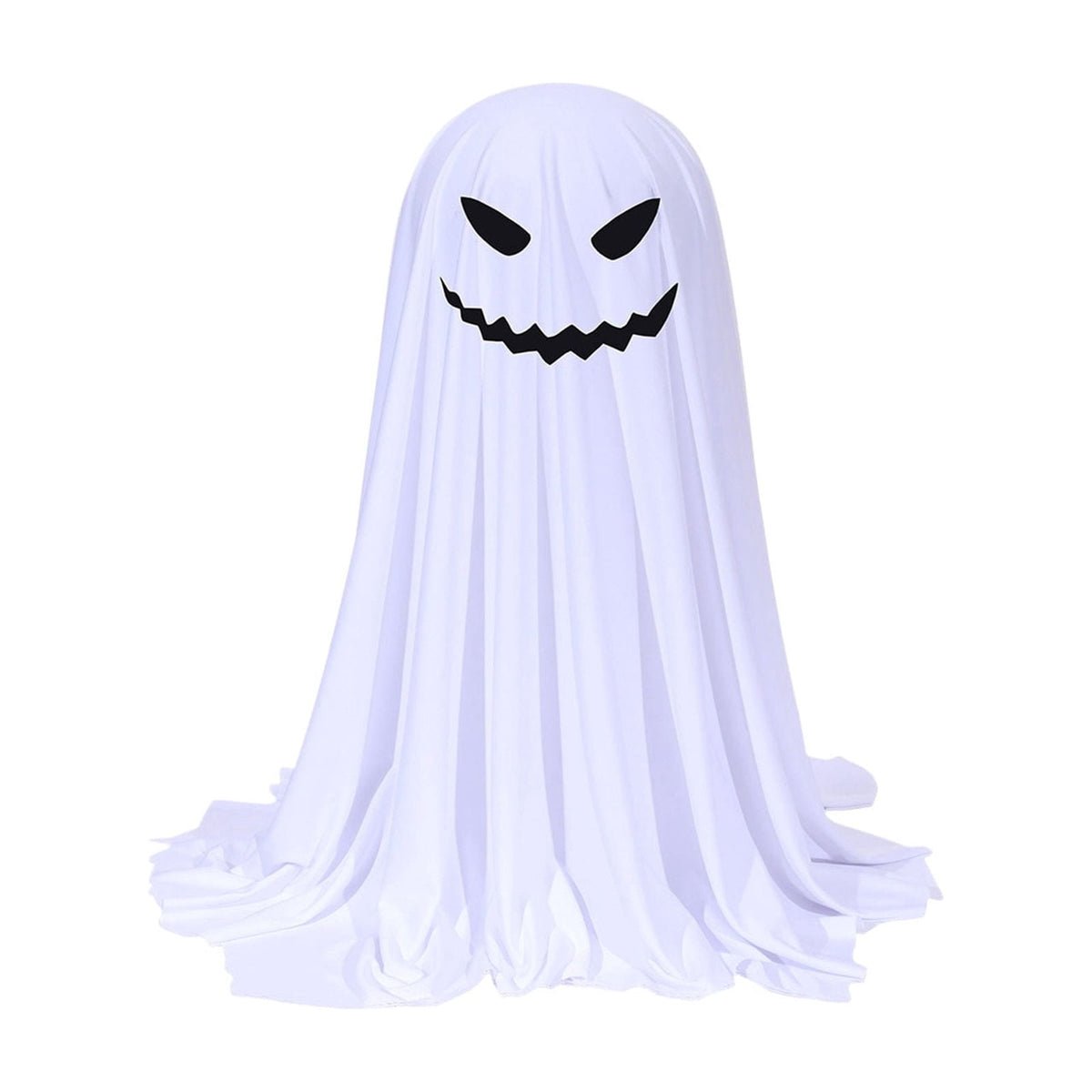 Aurorax Early Halloween Decorations Outdoor,Ghost Halloween Decoration 2 ft Realistic Waterproof Ghost Decor for Front Porch Yards Gardens Lawn Black