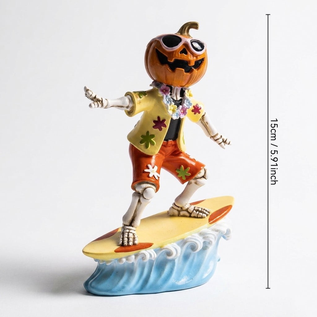 Hotyverty Vintage Window Skeleton Resin Wall Figurine, Gothic Indoor Wall Decor for Door Mantel, Creative Halloween Gift for Halloween Party Decor Enthusiasts