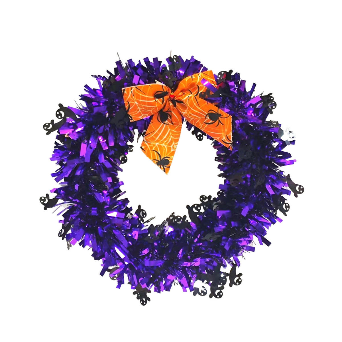 XGFHYJEH Halloween Wreath, Halloween Wreaths for Front Door, Halloween Decorations, Halloween Home Wall Decor Ornaments
