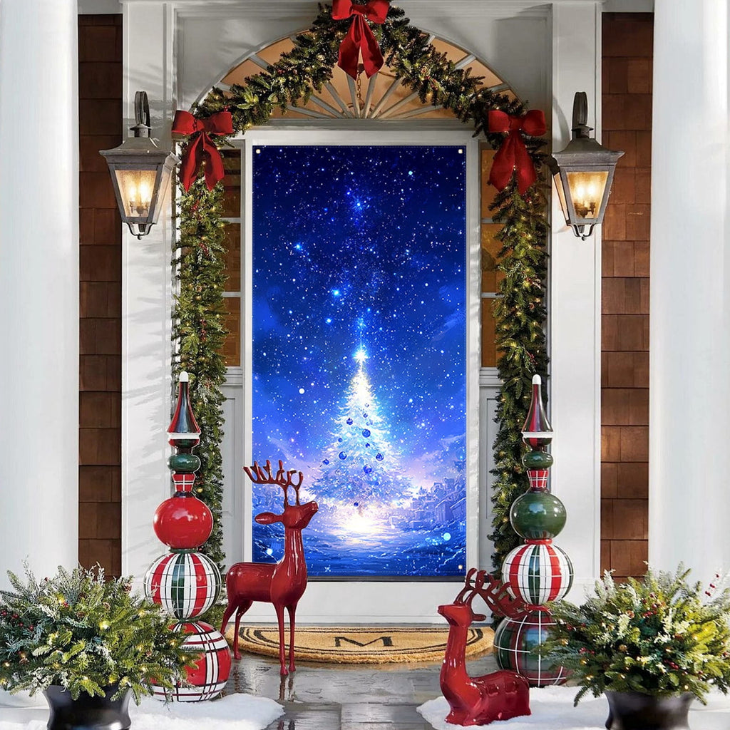 DAMAI Halloween Door Hanging Curtain Party Festival Scene Layout Supplies Decorative Porch Hanging Cloth
