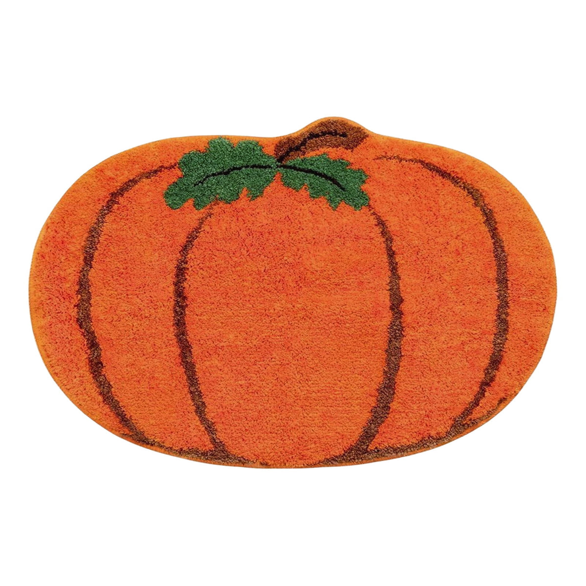 Pumpkin Rug, Halloween Thanksgiving Mat, Soft Fall Doormat for Entryway Decor, Kitchen Bathroom Living Room Floor Mat, Washable Non-Slip Holiday Home Decor