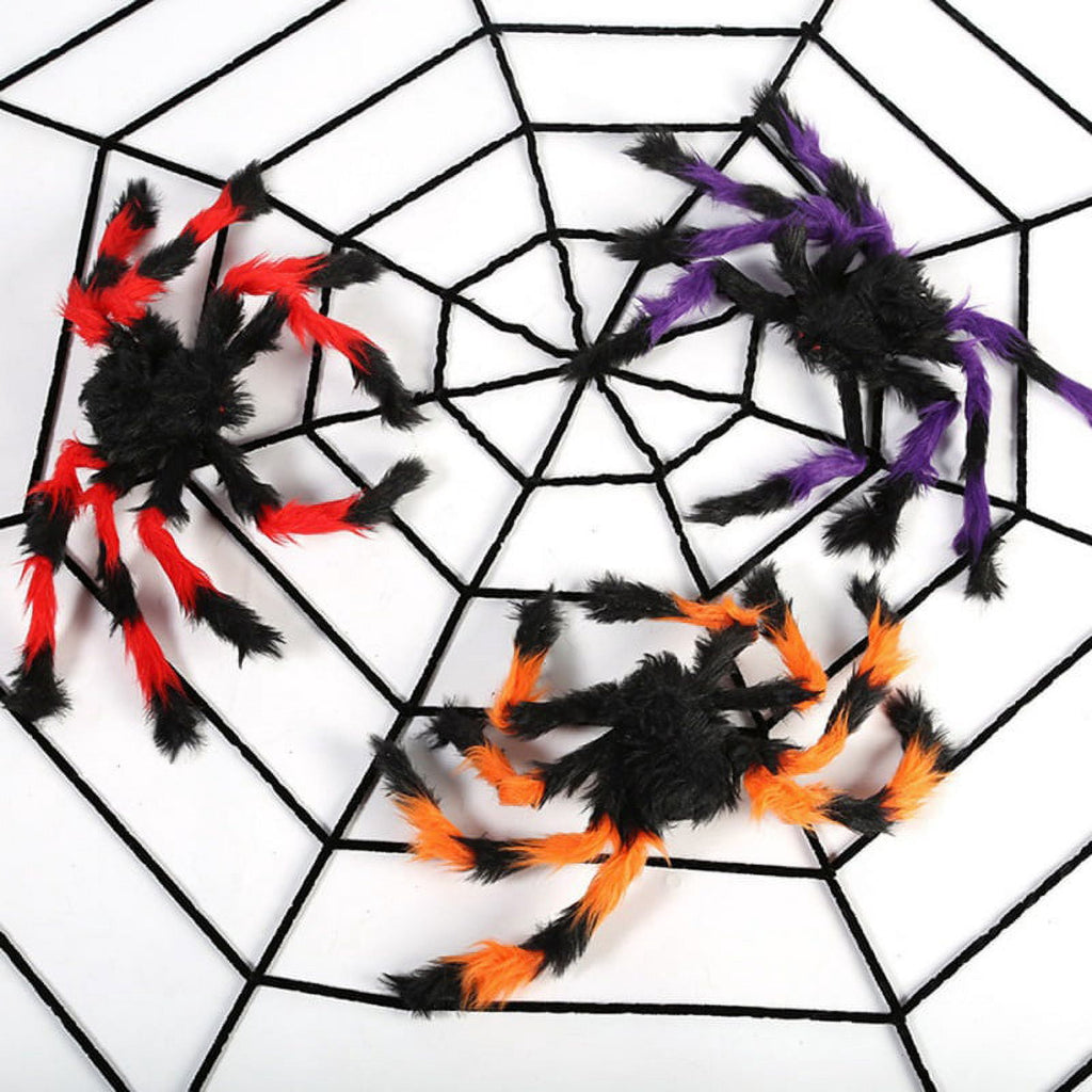 Halloween Spider Decorations Realistic Hairy Spiders Spider Props for Indoor, Outdoor and Yard Creepy Decor 75CM (30 Inch)