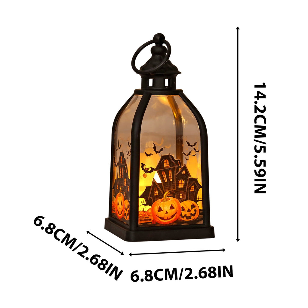 XGFHYJEH Halloween Decorations LED Candle Lights, 3pc Pumpkin Lantern, Halloween Indoor Decor, Halloween Table Decoration Ornament for Home Room Party