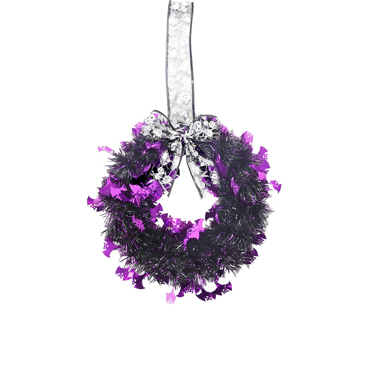 YIMWNYI Halloween Garland Wreath Decoration, Halloween Decor, Halloween Door Wreath, Indoor Outdoor Decoration, Fall Decor, Festive Wreath for Home