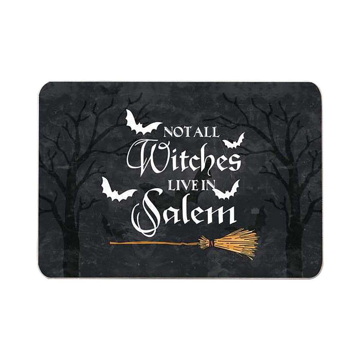 Halloween Welcome Doormat, Indoor Outdoor Entrance Floor Mat, Trick or Treat Decorations Doormat, Non Slip Halloween Decor Funny Mats