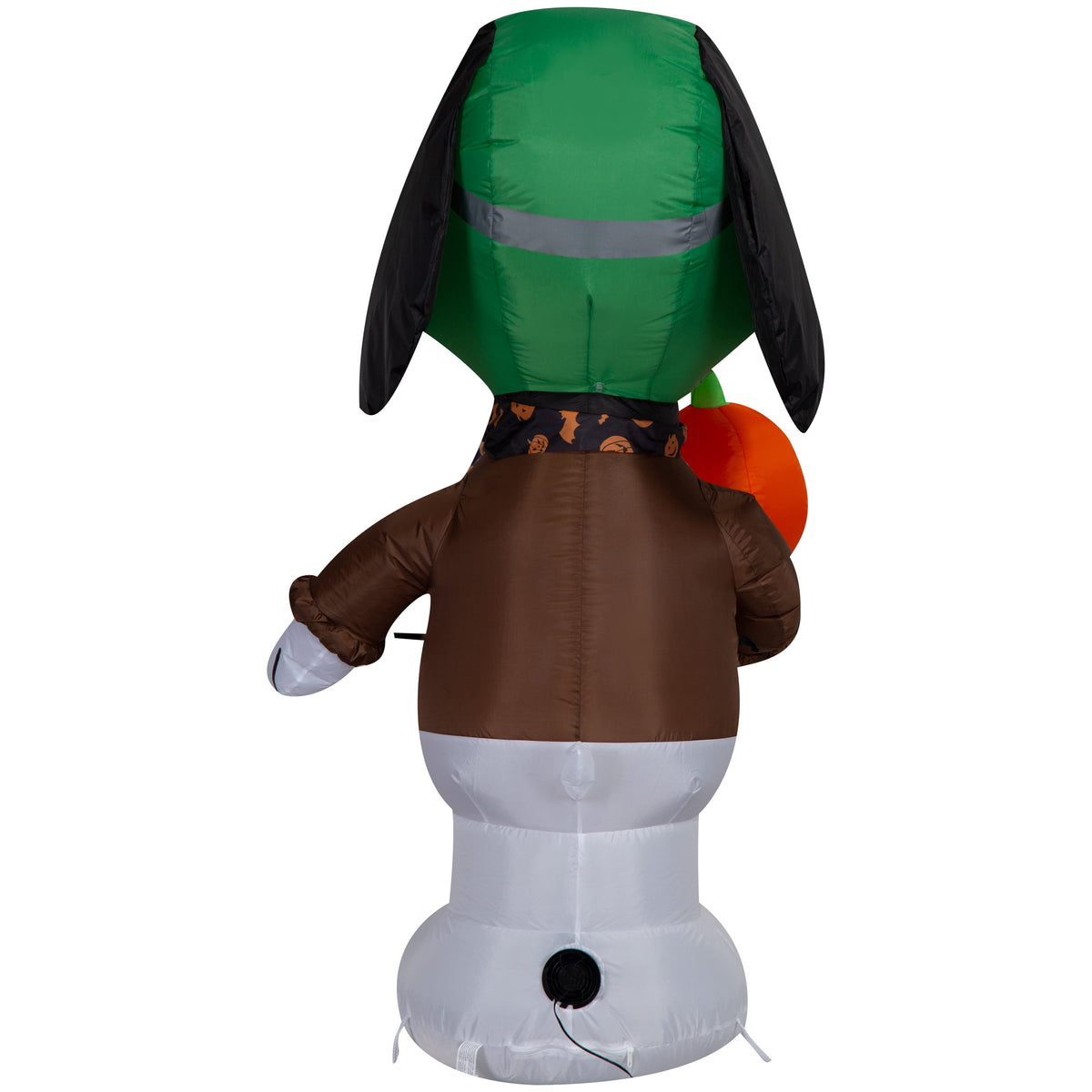 Airblown Halloween Yard Inflatables Light Snoopy in Halloween Red Baron Costume Peanuts, 5 ft