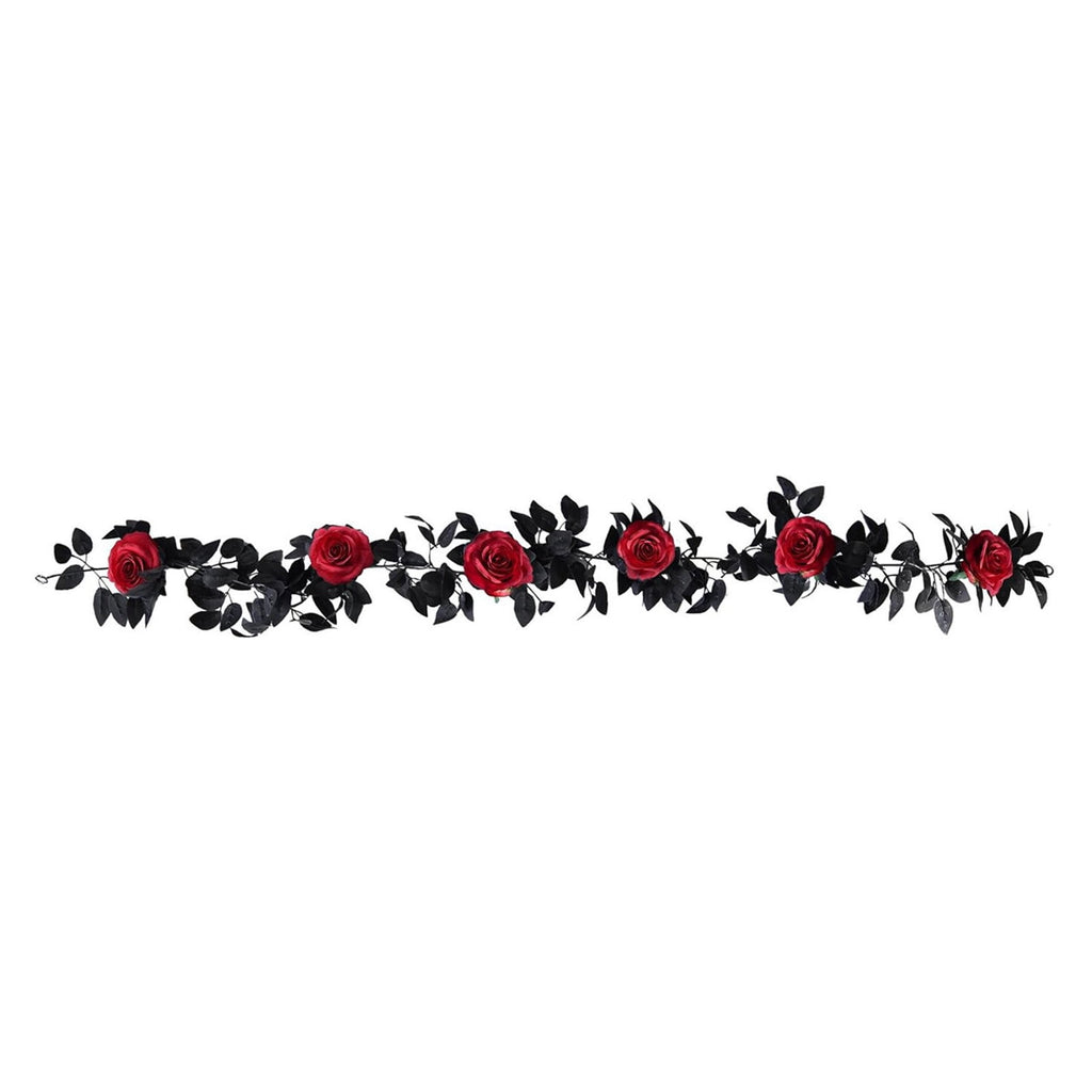 Chmadoxn 78.74" Halloween Thanksgiving Maple Leaf Garland with Mini Pumpkins & Berries, Artificial Fall Leaves Vine for Mantel Staircase Porch, Autumn Harvest Hanging Home Decor