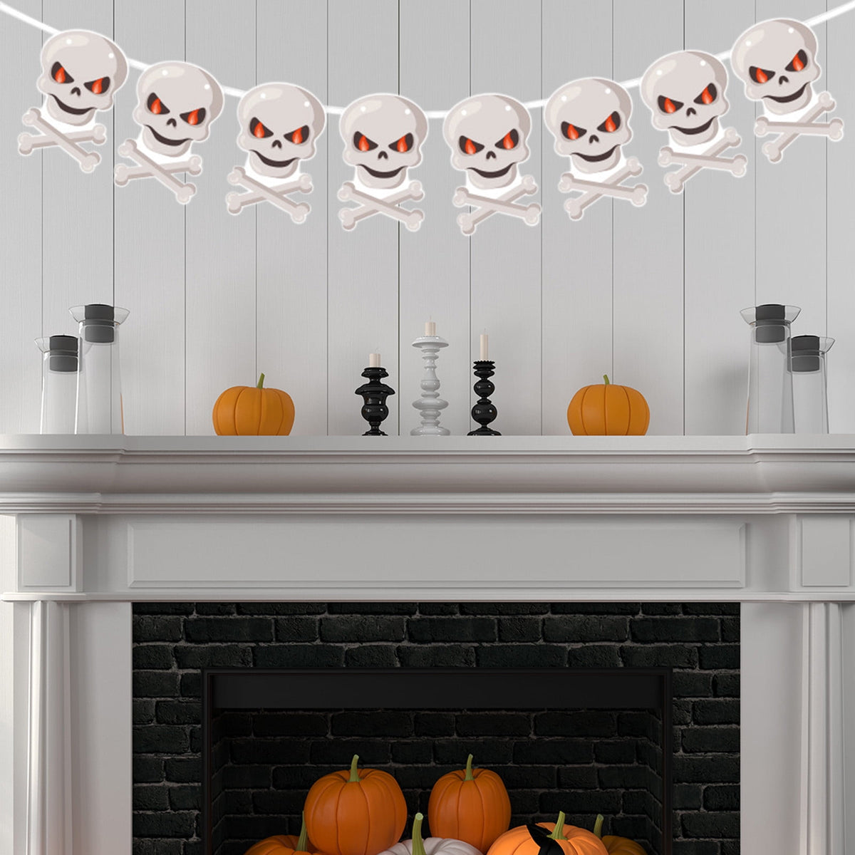 Resin Halloween Ghost Figurine, 10cm Black Spooky Ghost Statue for Mantel Tabletop Centerpiece Porch Indoor Cute Halloween Decor