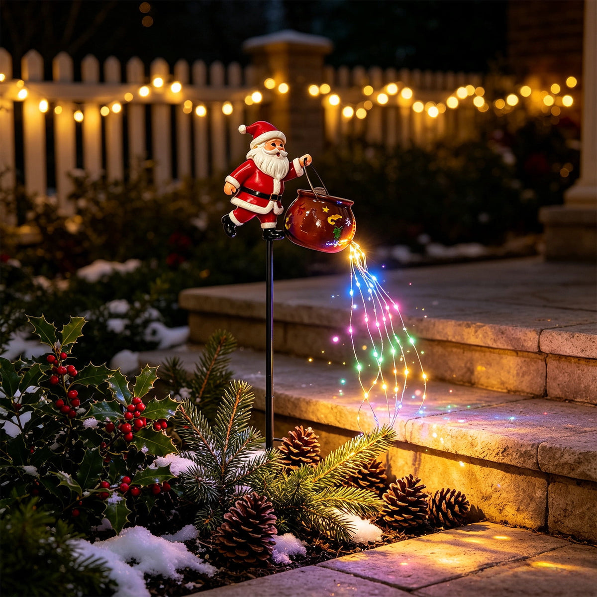 Halloween Solar Garden Stake Light,Metal Hanging Pumpkin Lantern Waterproof for Yard Lawn Proch