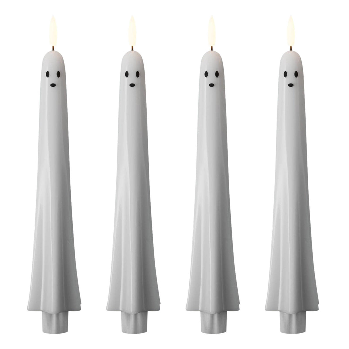 AZXY Halloween Decor, Halloween Indoor Decor, Halloween Tabletop, Artificial White Silk Rose Stems, Gothic Fake Floral Bouquet, Halloween Decorations for Home Table Party Decor