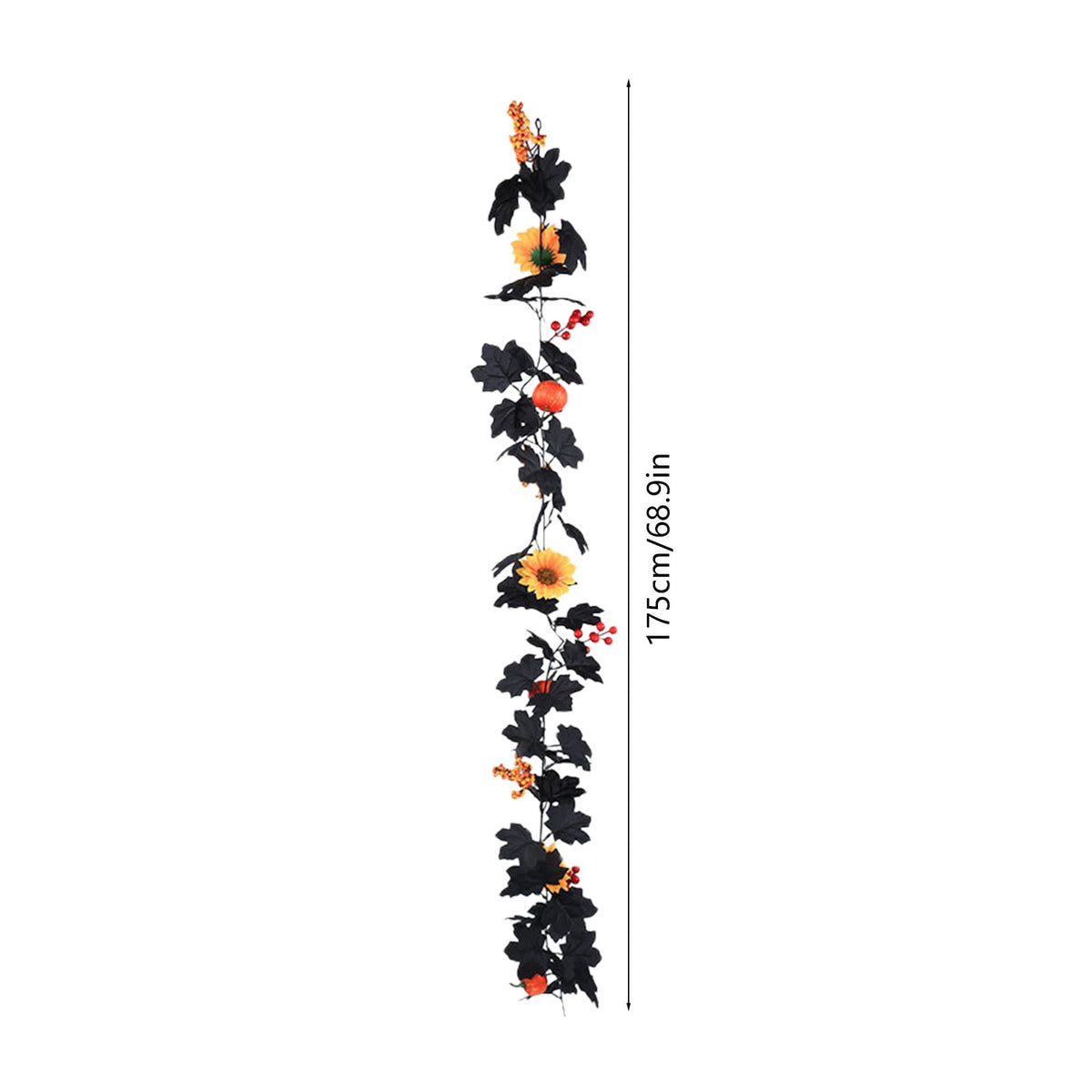 CuiLiyq Halloween Tinsel Garland, 78.7 Inch Black Purple Silver Foil with Bats and Ghosts, Party Decor for Mantel, Staircase, Doorway