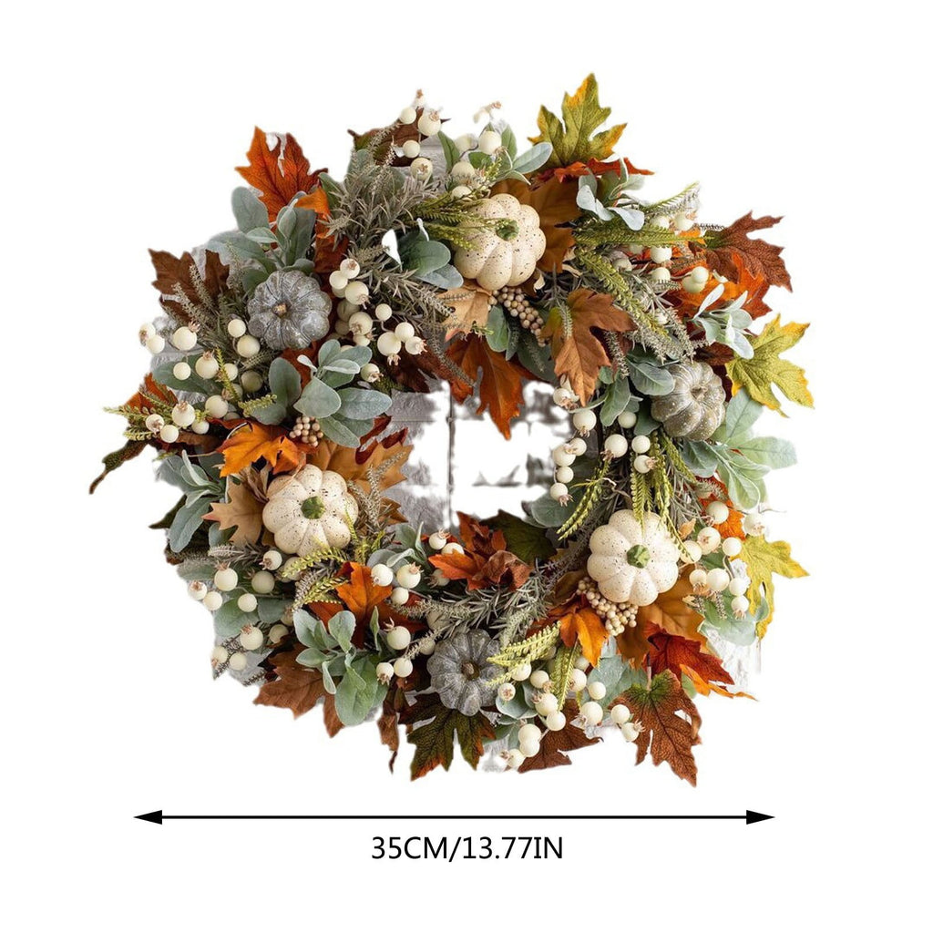WKSCLPAI Halloween Wreaths, Black Dead Branch Wreath with Bat Decoration, Halloween Leaves Garlands for Decoration, Versatile for Indoor and Outdoor Use,Ideal for Various Occasions