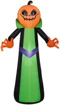 5' Gemmy Airblown Inflatable Pumpkin Reaper Halloween Decoration
