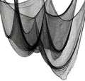 5 Pack Halloween Creepy Cloth 30×72 inch - Halloween Decorations Black Gauze - Creepy Spooky Halloween Fabric Cloth for House Yard Haunted House Halloween Party Indoor Outdoor Decorations