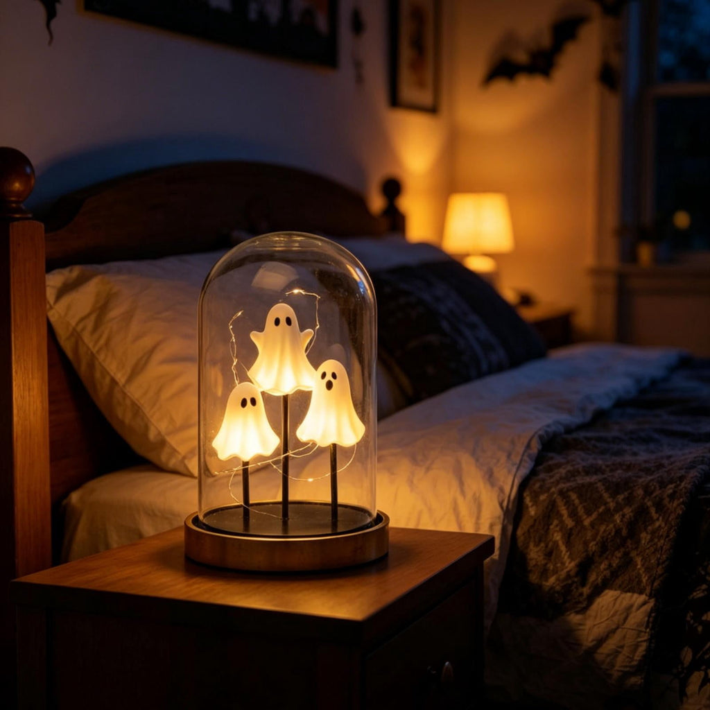 Sruoe Resin Owl Vintage Table Lamp, Decorative Animal Night Light for Bedroom Office Indoor Home Year Round Decor