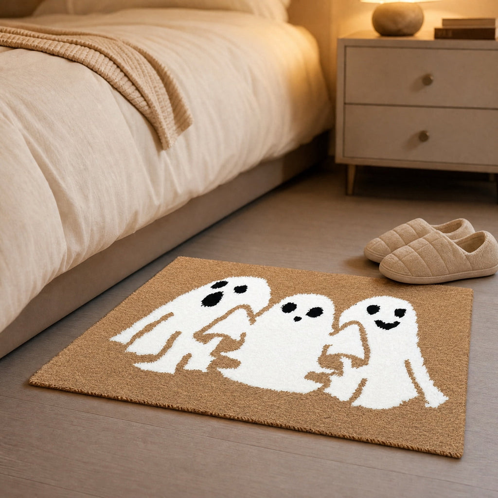 Halloween Door Mat Classic Print Skidproof Mat 15.75x23.62in Polyester Skidproof & Dirt Trapping for Front Door Porch Entryway by MPOISVA