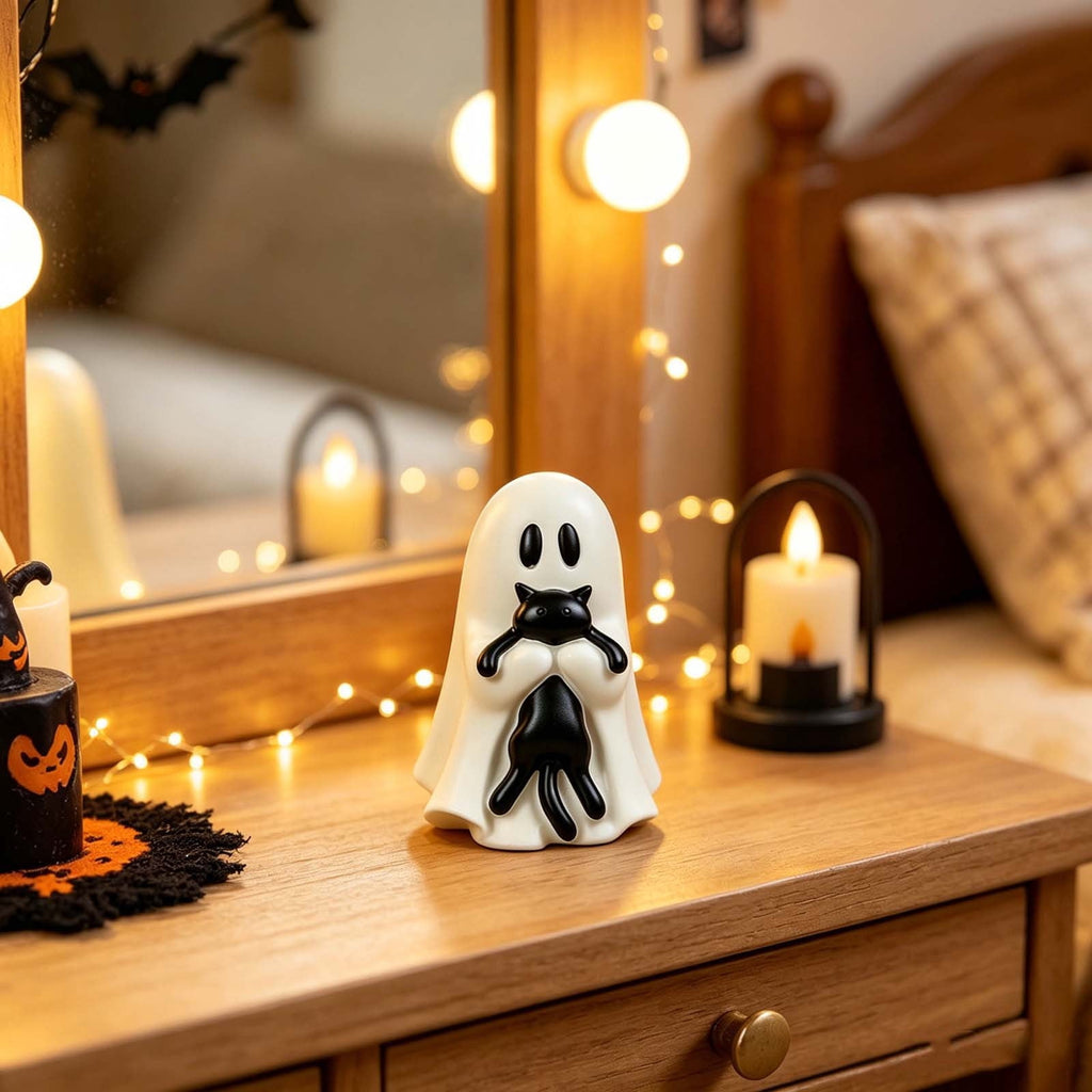 Hotyverty Vintage Window Skeleton Resin Wall Figurine, Gothic Indoor Wall Decor for Door Mantel, Creative Halloween Gift for Halloween Party Decor Enthusiasts