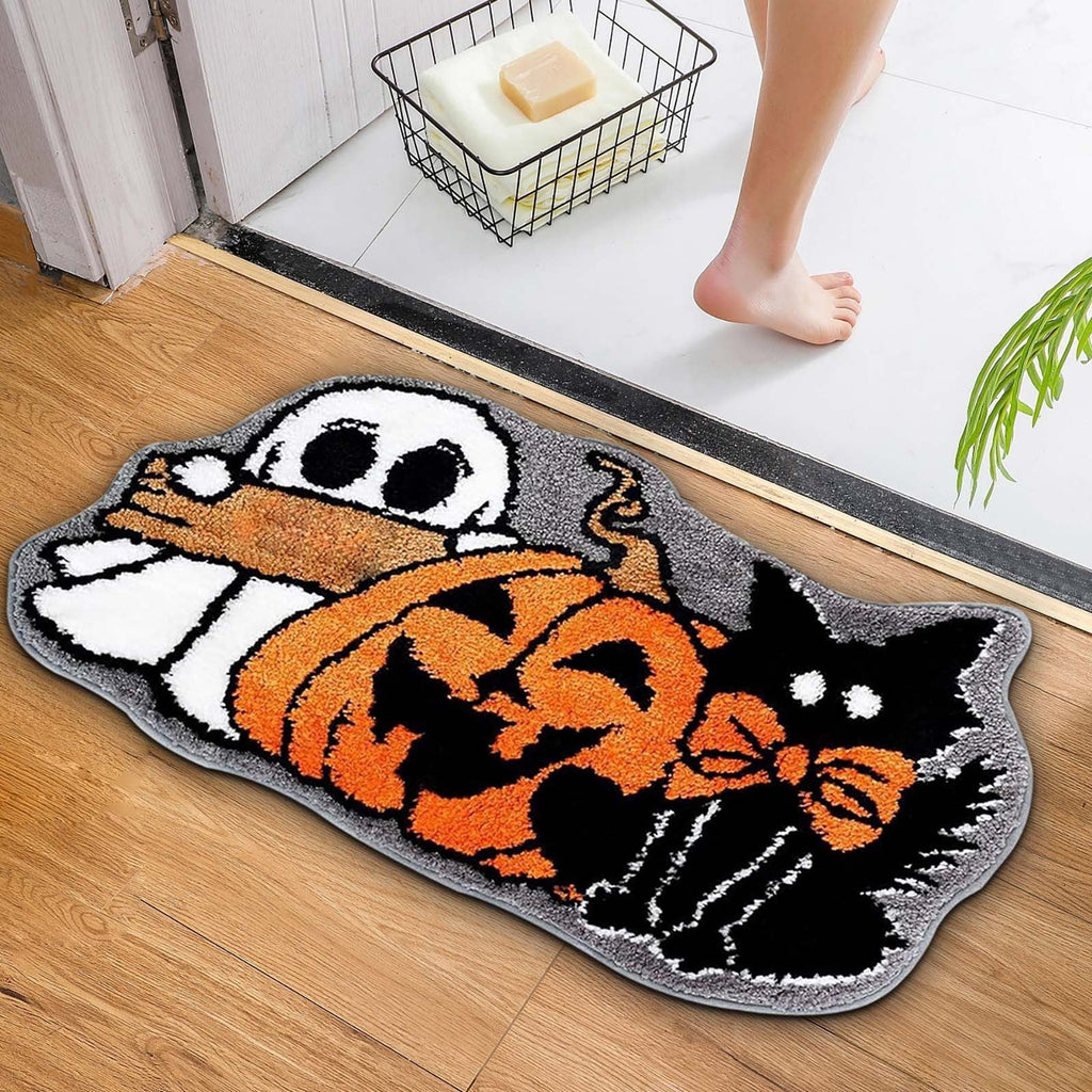 Tupukom Under 5 Dollars Christmas Welcome Doormat Front Door Mat Indoor Outdoor Entrance Floor Mats Non-Slip Washable Christmas Home Decor 16" x 24" Inch