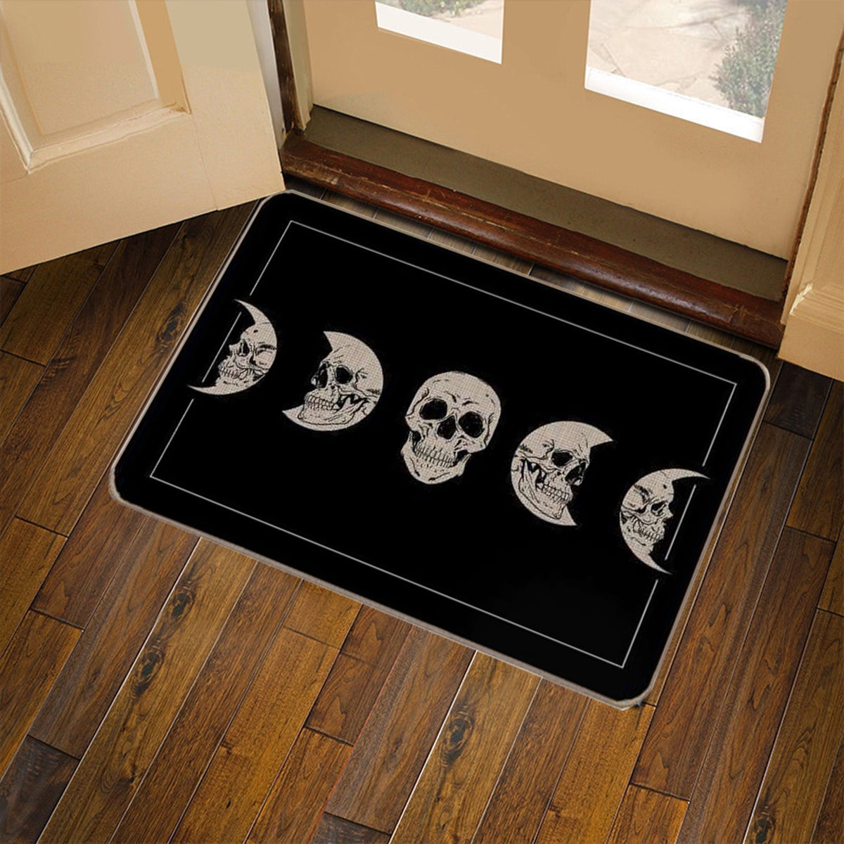 Halloween Kitchen Mat Halloween Printed Carpet Non-slip Entry Door Entry Mat Absorbent Bathroom Kitchen Entryway Mat 40*60cm
