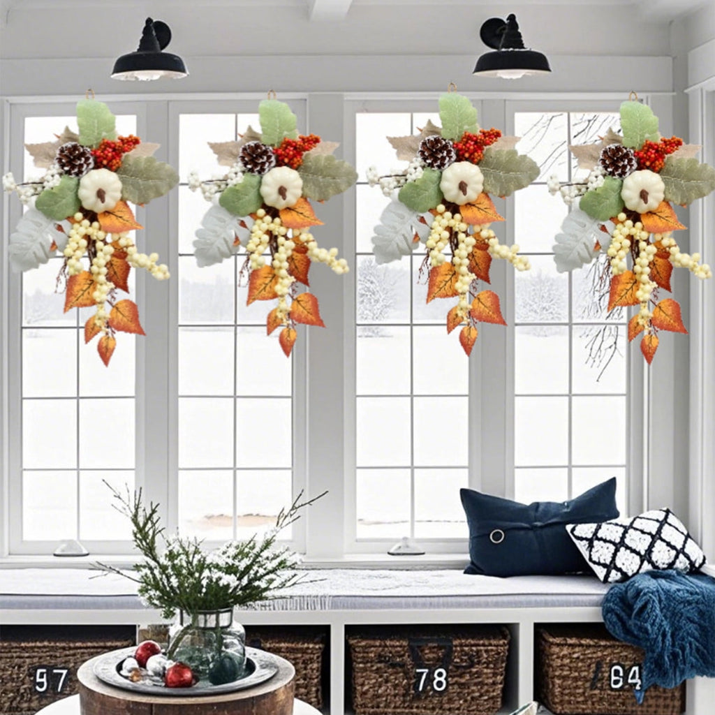 Cheapark Wooden Door Panel Wall Hanging - Seasonal Holiday Decoration For Home Entryways, Festive Window And Door Decor