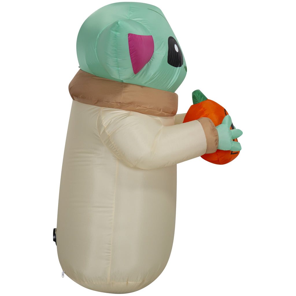 Airblown Halloween Grogu Medium Star Wars Yard Inflatable with LED Lights 4 ft