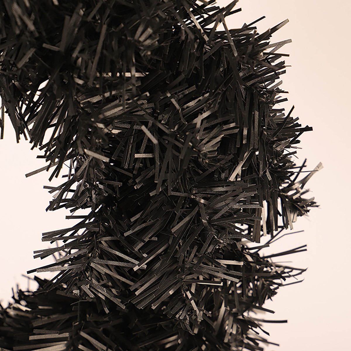 Halloween Christmas Glamorous Black Illuminated Wreath Trendy Led Vine Circle For Festive Decor Wreath Halloween Decorations