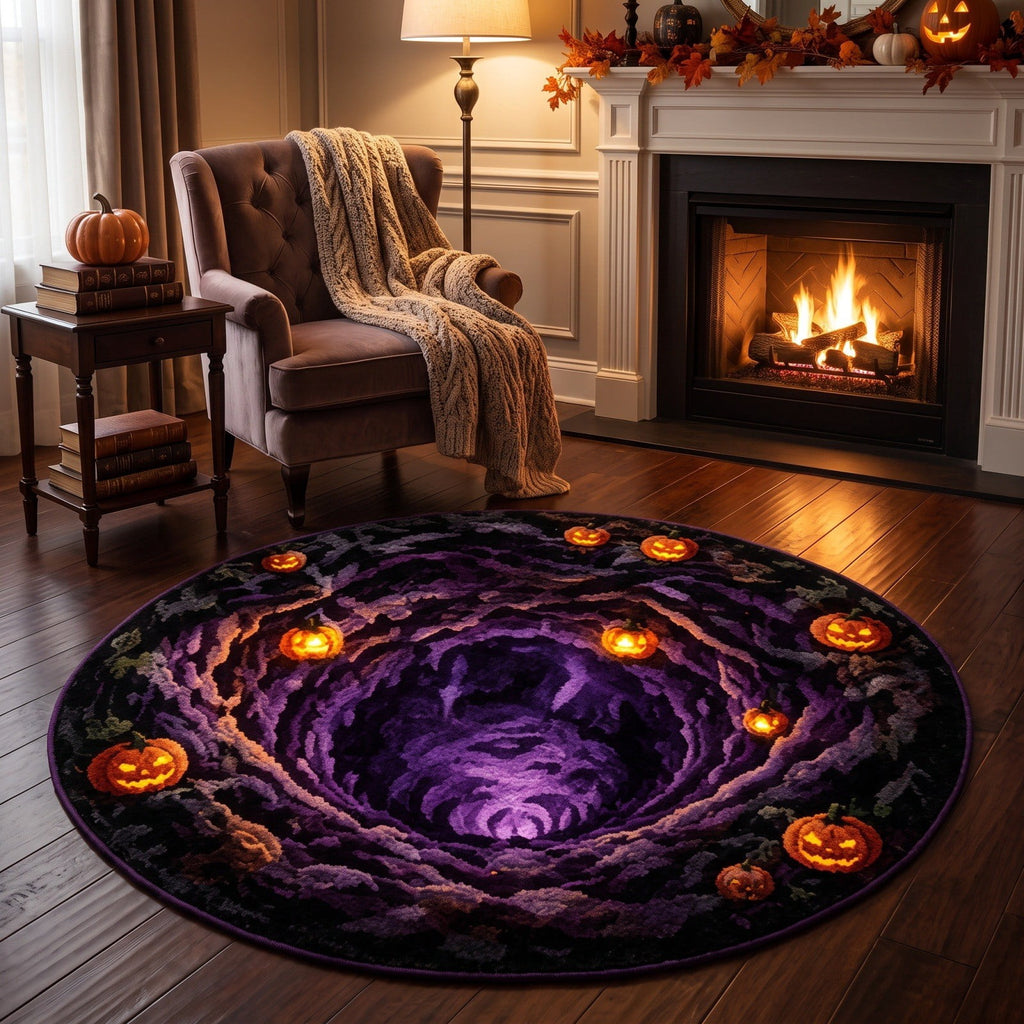 Halloween Dog Door Mat 16x24", Golden Retriever Ghost Pumpkin Welcome Rug for Porch, Halloween Outdoor Decorations