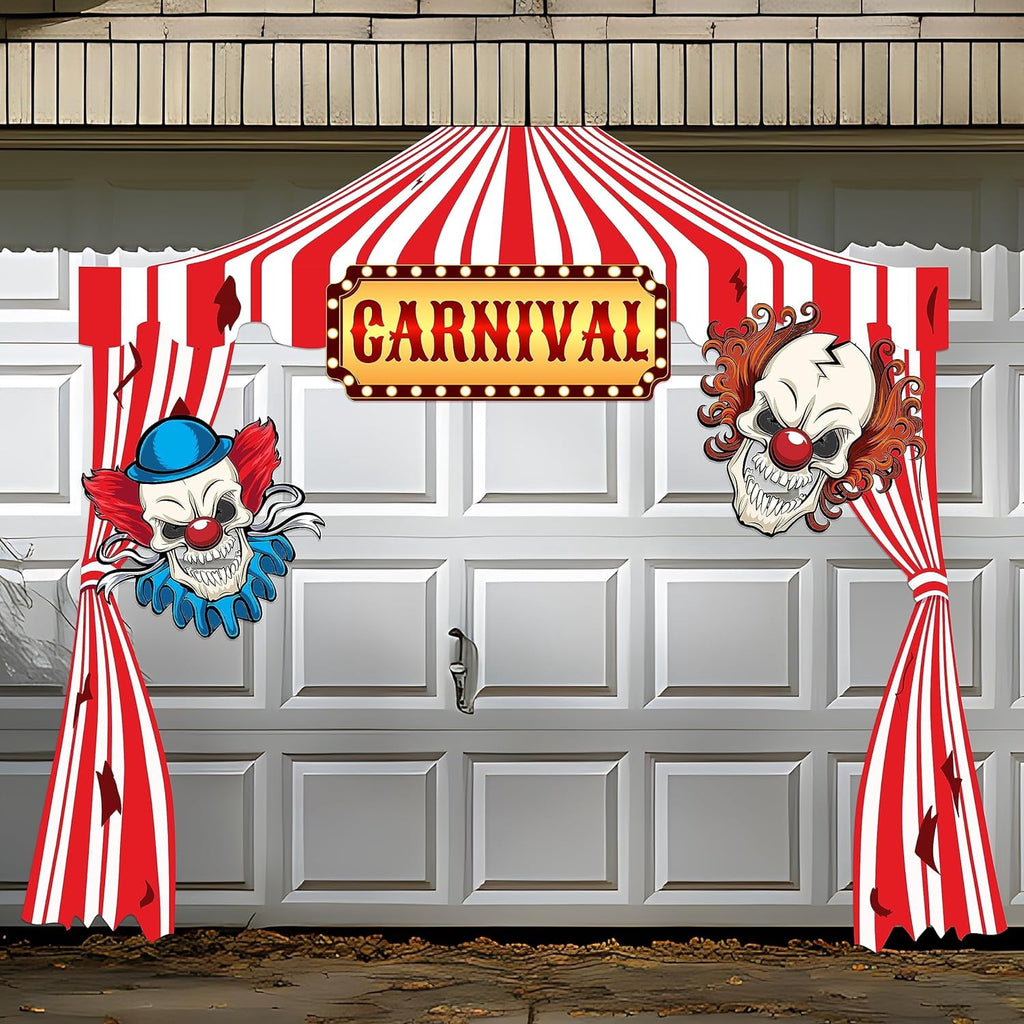 Joyfy Halloween Trunk or Treat Car Decorations Kit,Halloween Car Decorations Car Archway with Frankenstein Theme,Trunk or Treat Decorations for Suv,Halloween Outdoor Garage Door Party Decor