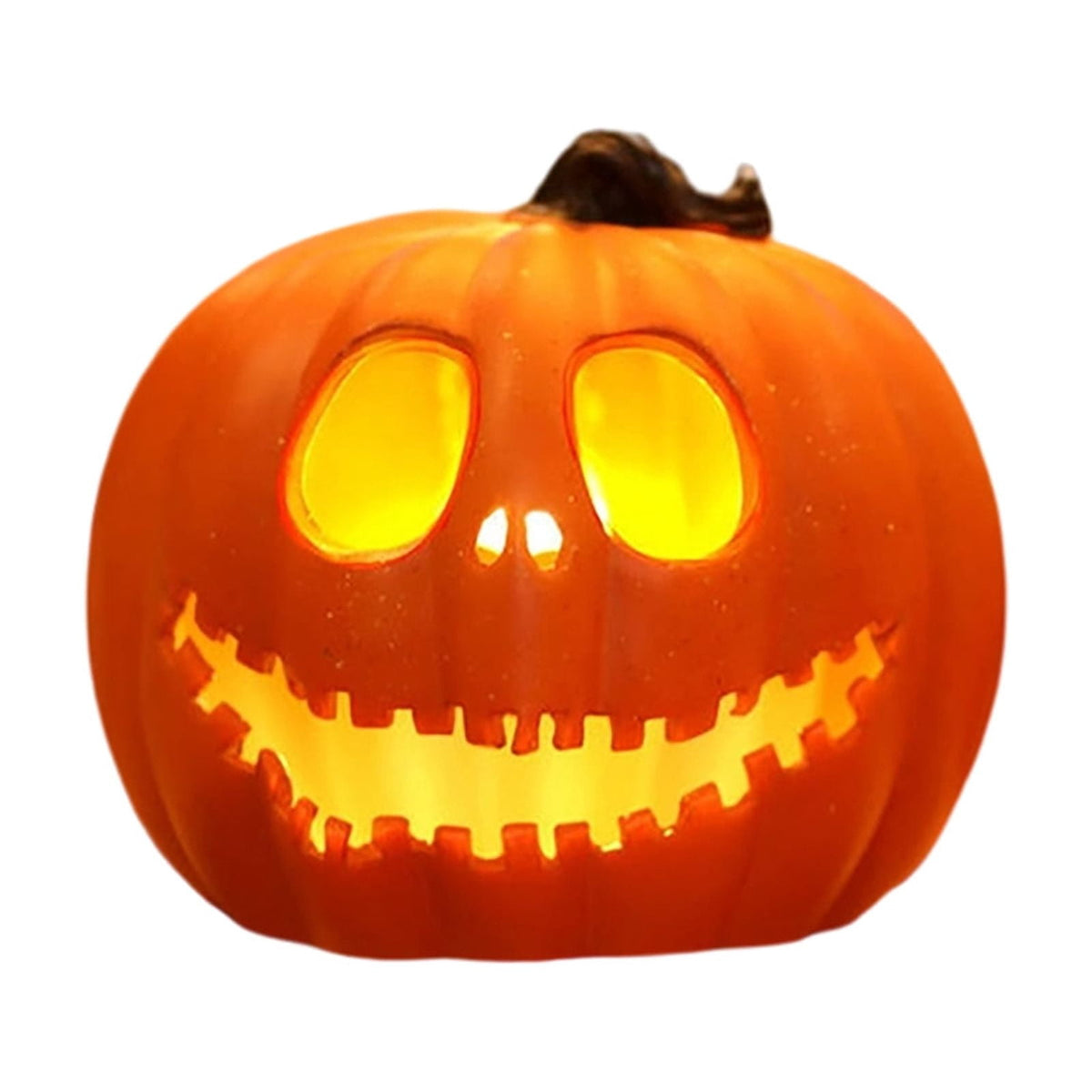 LEFXSMR Pumpkin Light, Glowing Large Plastic Pumpkin Decor with Led Lights, Waterproof Halloween Light for Yard Garden Outdoor Indoor Decor