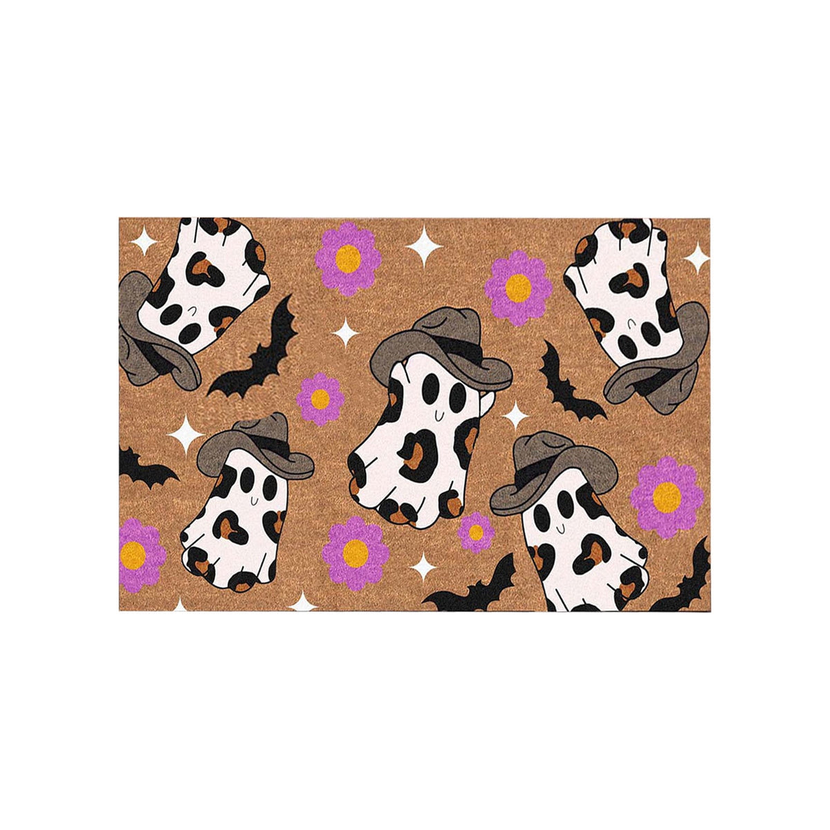Stijggn Halloween Kitchen Rugs Halloween Mat Halloween Decorations Doormat, Welcome Mats for Front Door,Spooky Outdoor Mats for Front Door, Living Room, Bedroom, K-ids' Room