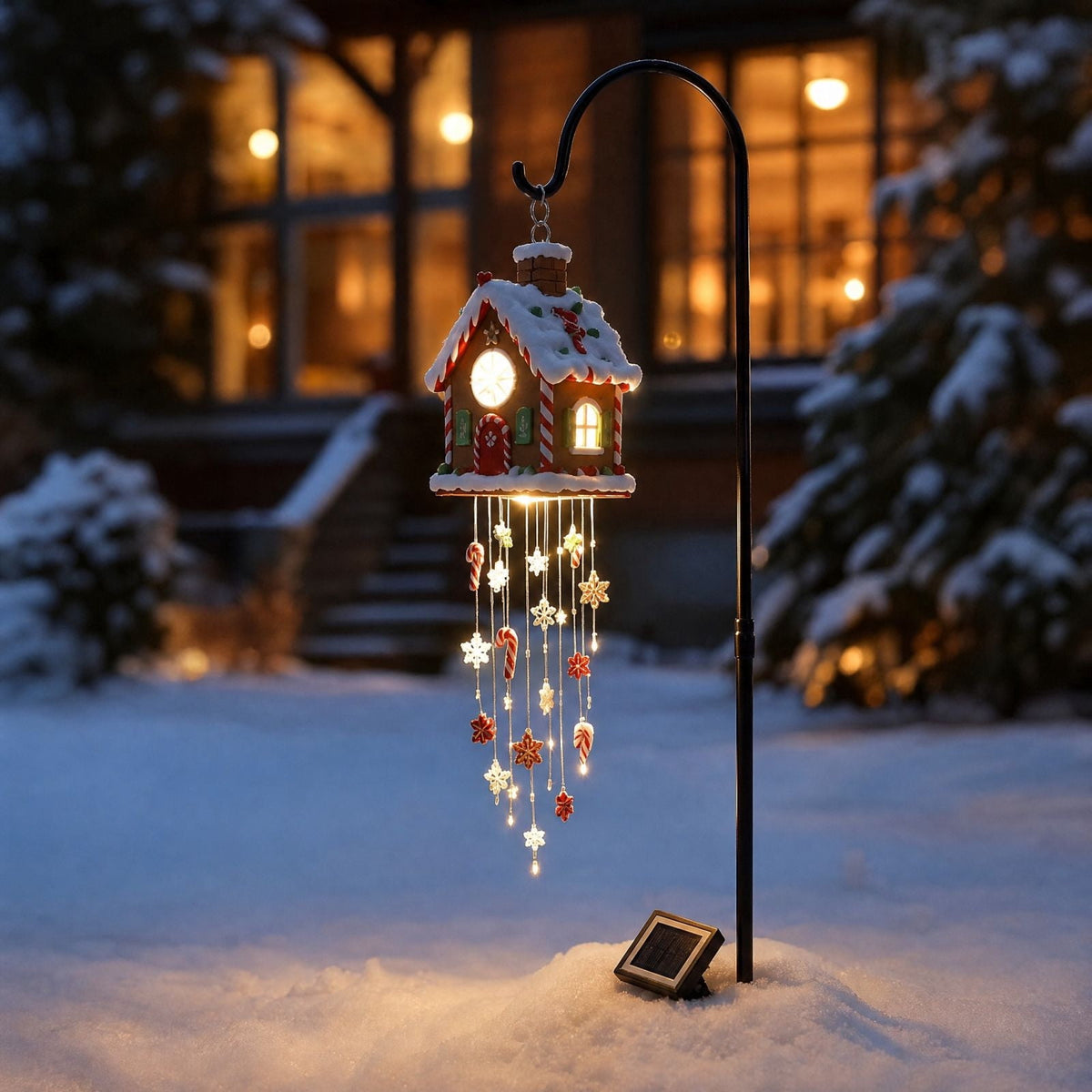 Halloween Solar Garden Stake Light,Metal Hanging Pumpkin Lantern Waterproof for Yard Lawn Proch