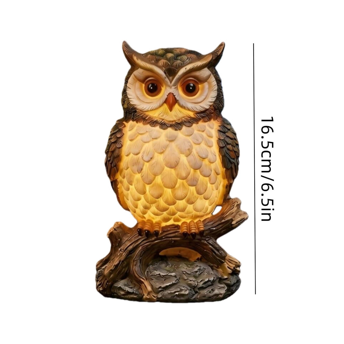 Sruoe Resin Owl Vintage Table Lamp, Decorative Animal Night Light for Bedroom Office Indoor Home Year Round Decor