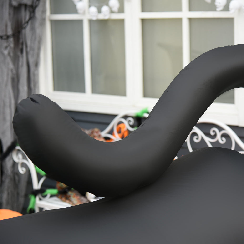6ft Halloween Inflatable Reaper Motorcycle Outdoor Yard Decorations
