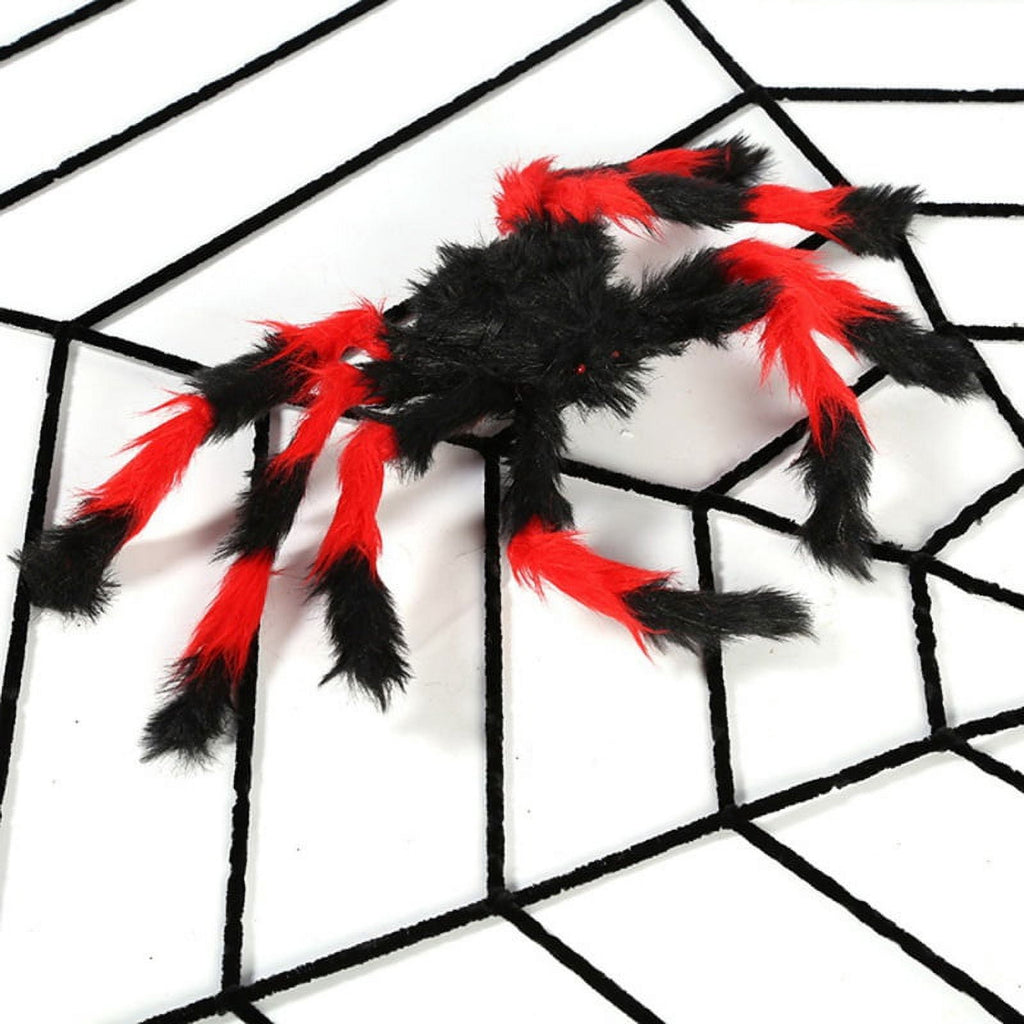 Halloween Spider Decorations Realistic Hairy Spiders Spider Props for Indoor, Outdoor and Yard Creepy Decor 75CM (30 Inch)
