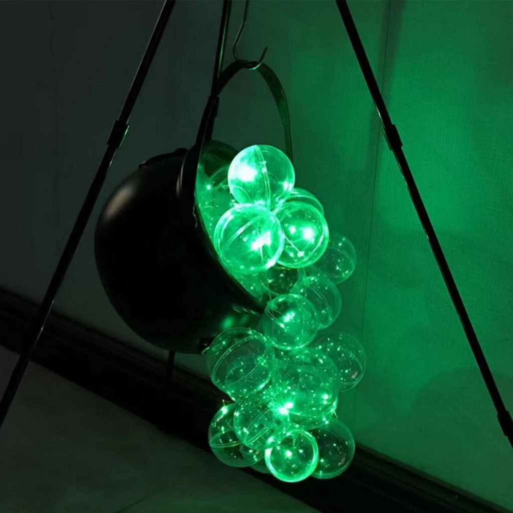 Muecwrye Halloween Decorations Outdoor, Halloween Clearance! Halloween Witches Cauldron on Tripod with Lights, DIY Bubbling Cauldron Set Decor for Home Porch Outside, Halloween Party Supplies