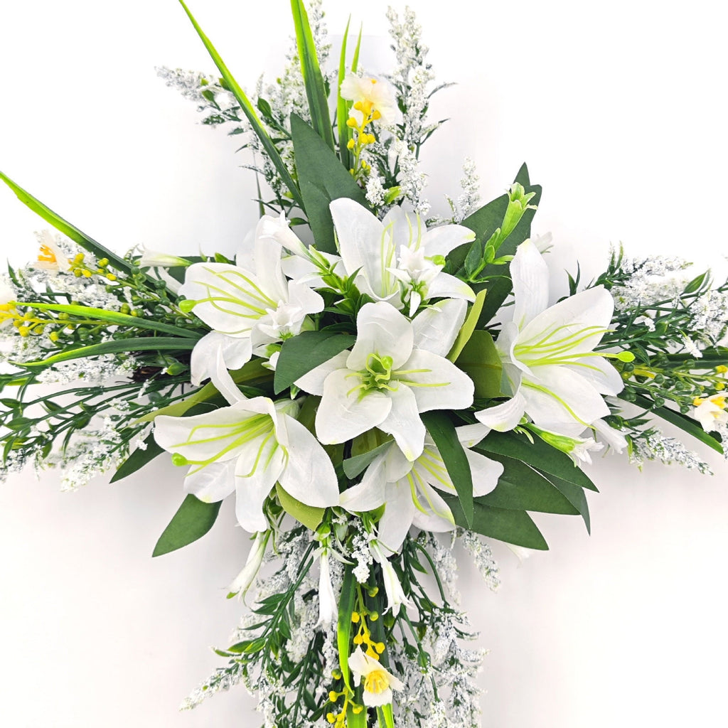 Rijanmt Decorative Plastic Easter Day Wreath, Multicolor