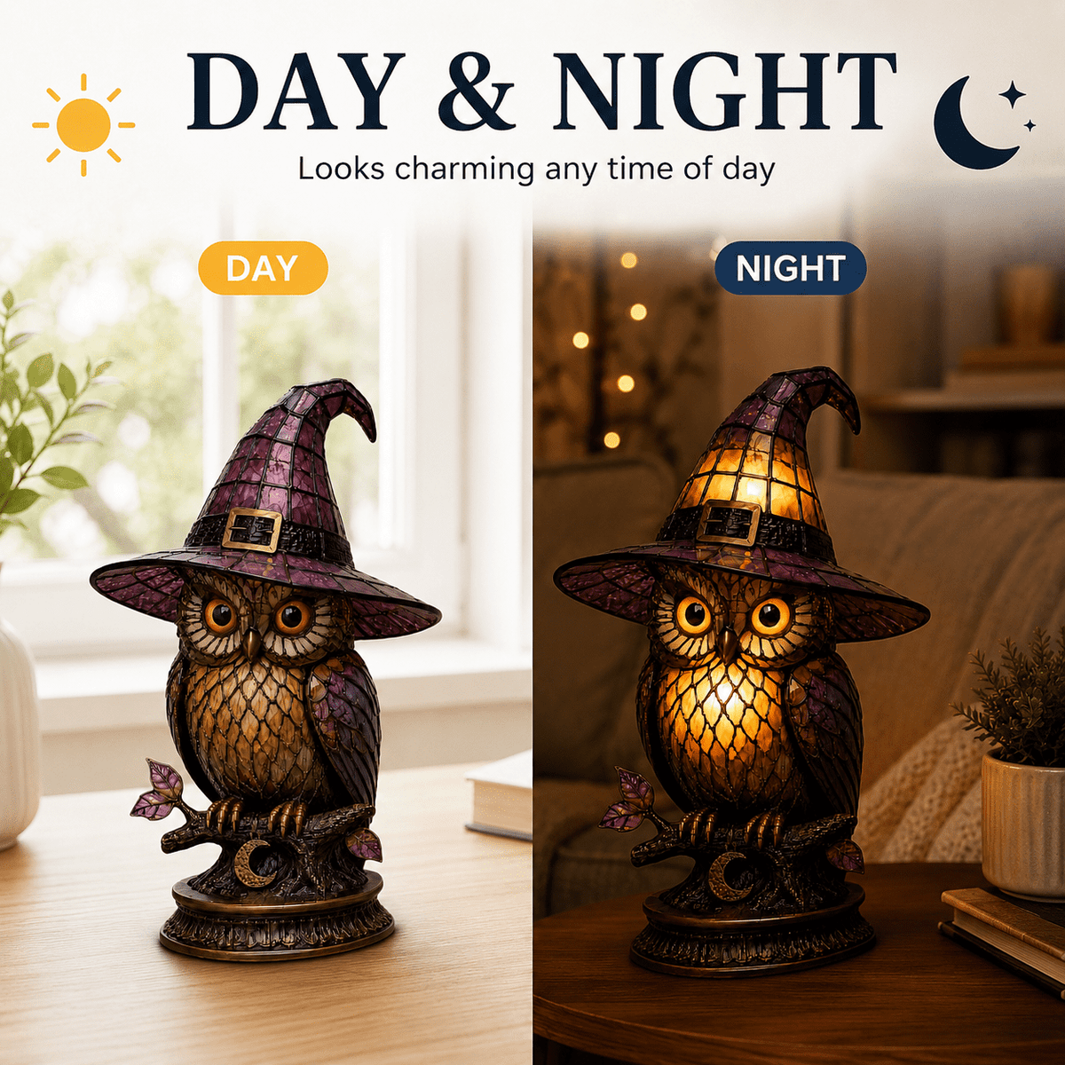 Diceymbol 11.81 Inch Halloween Ghost Night Light, Witch Hat Ghost Lamp with Jack O Lantern, Halloween Decorations Indoor for Table Mantel Party Decor