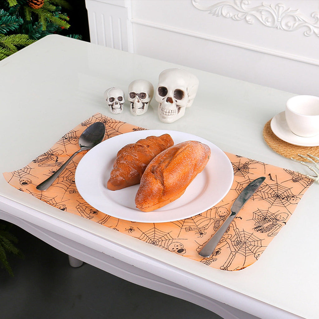 Generic Halloween Door Hanging Decor Pumpkin Ghost Bat Paper Sign Indoor Outdoor Front Door Decoration 16 Inch