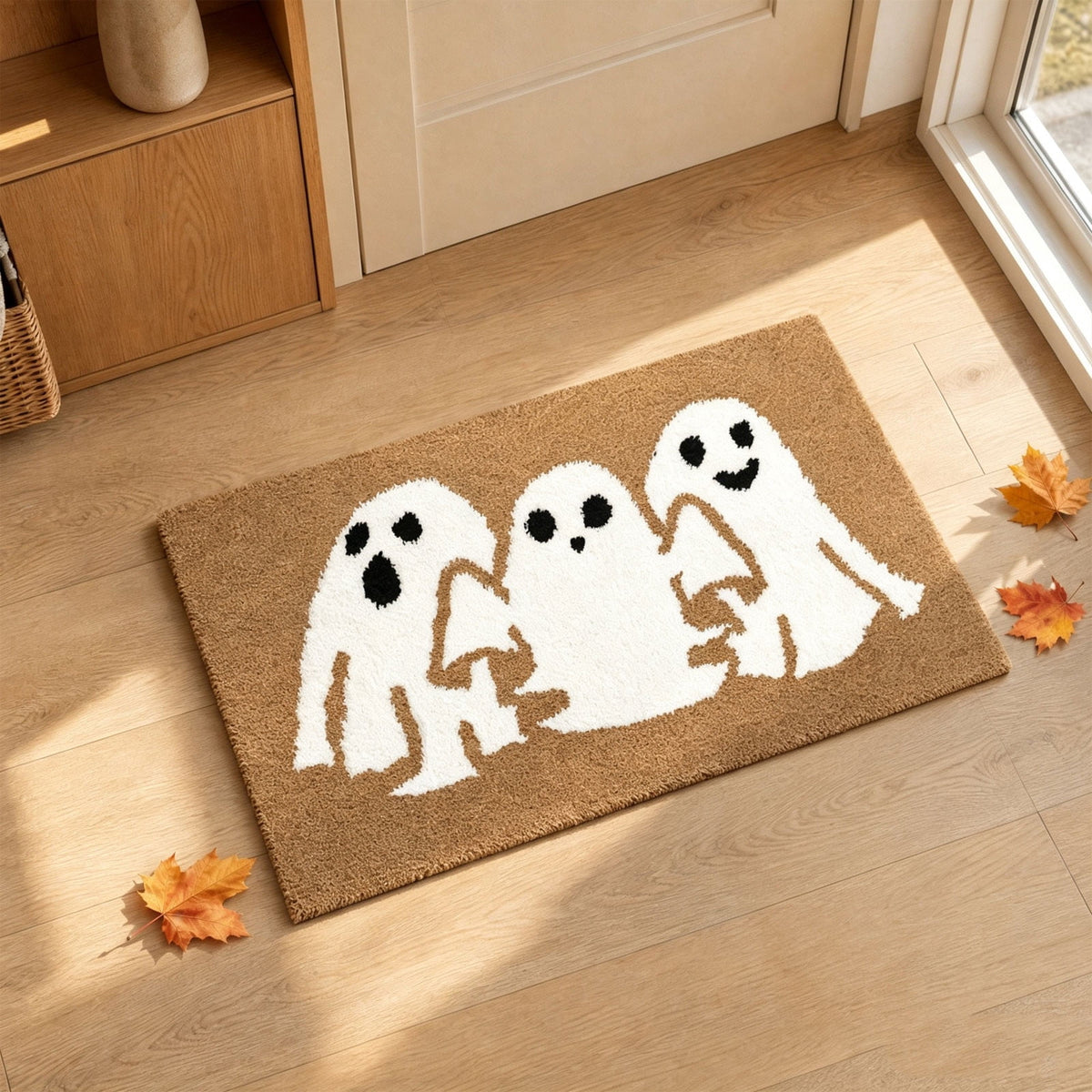 Halloween Door Mat Classic Print Skidproof Mat 15.75x23.62in Polyester Skidproof & Dirt Trapping for Front Door Porch Entryway by MPOISVA