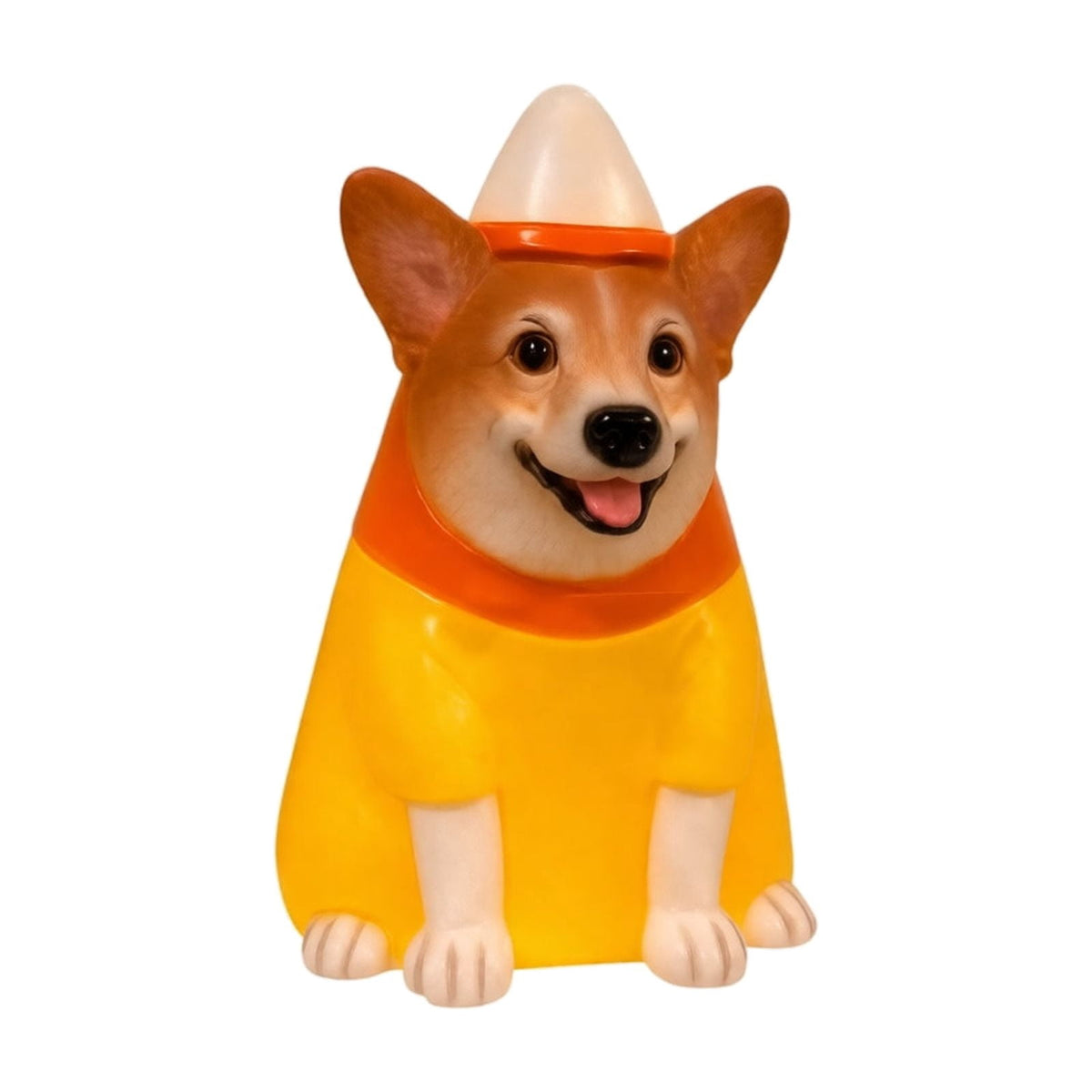 2026 New Halloween Light‑Up French Bulldog Figurine, Shark Outfit Dog Statue with Glowing Pumpkin, Waterproof Resin Table Holiday Decorations, Cute Spooky Halloween Decorations for Porch Yard Home