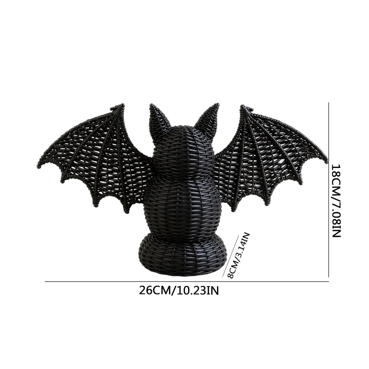 THOPBPRK 2026 Black Halloween Woven Pumpkin Jack-O'-Lantern, Halloween Decorations Pumpkin, USE LED Candle, Rattan Fall Halloween Decor for Home, 1Pack 11.8 Inch A