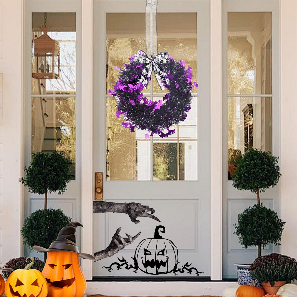 Nkmbld 4th of July Wreaths for Front Door, Independence Day Wreath Red White Blue Flower Wreath for Independence Day Memorial Day Flag Day Decor