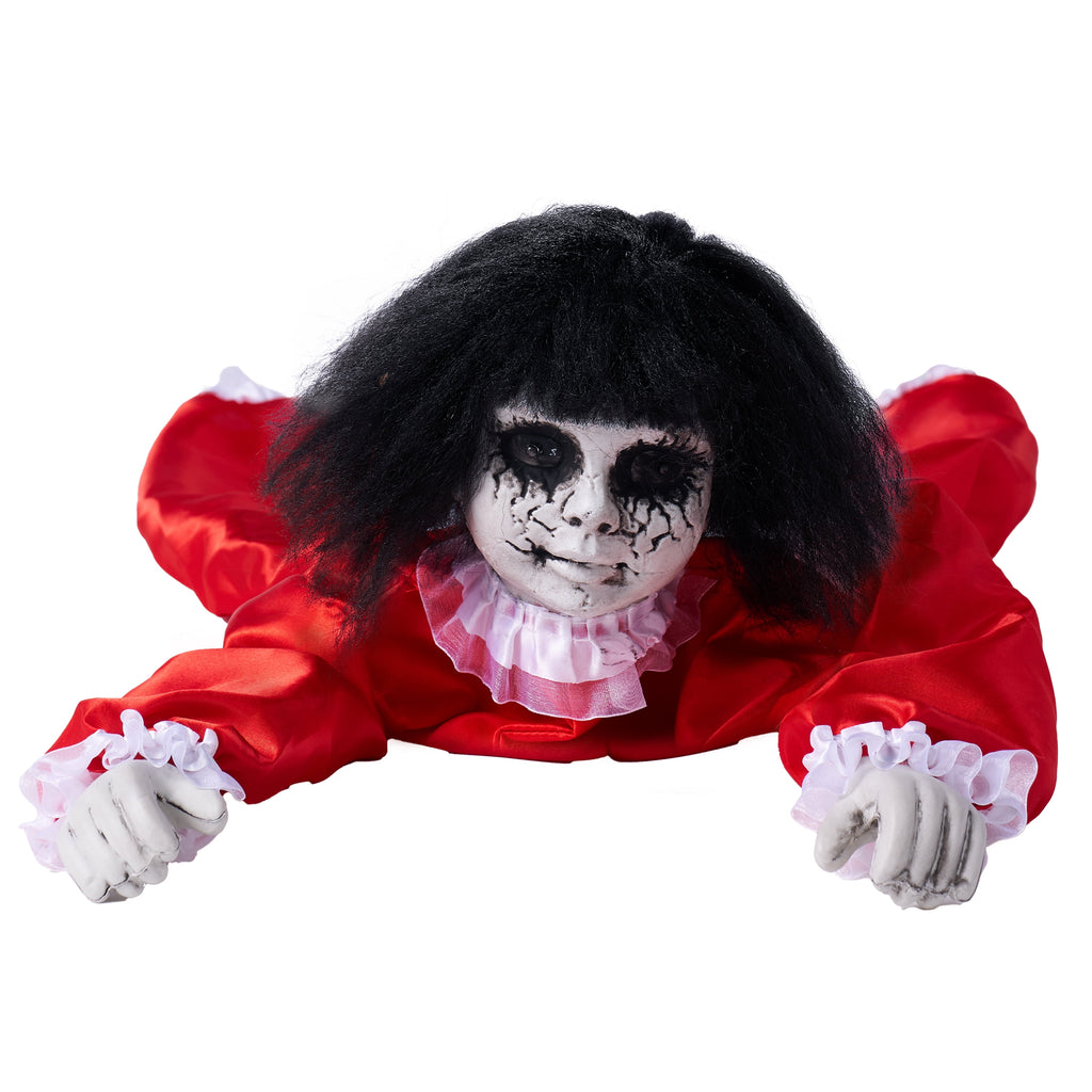 Joyfy Halloween Groundbreaker Halloween Decorations Zombie with Sound and Flashing Eyes,Outdoor Scary Halloween Yard Decorations,Haunted House Decorations