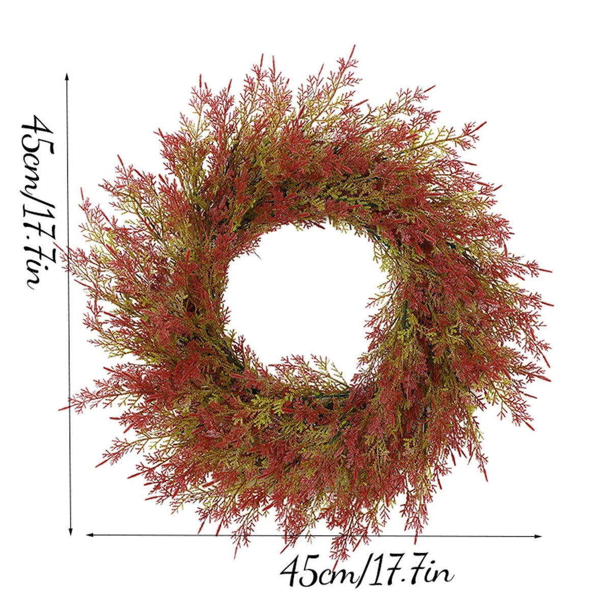 YIKA Halloween Decoration Fall Peony And Pumpkin Wreath Colorful Decorative Garland Home Decoration And Ornaments Suitable For Decoration In Multiple Scenarios F3Halloween Yard Decor